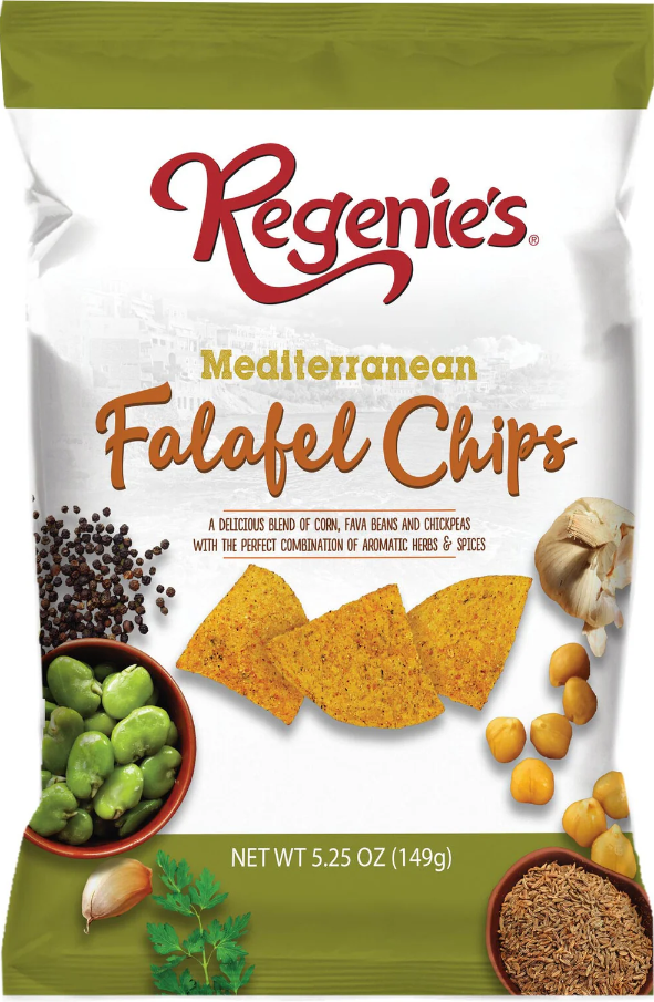 Regenie's Falafel Chips Mediterranean 5.25oz 12ct